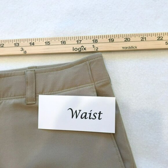 Ben Hogan Men's Flat Front 10 inch Golf Shorts in Tan Sz 38 Activewear Tennis - Picture 13 of 15